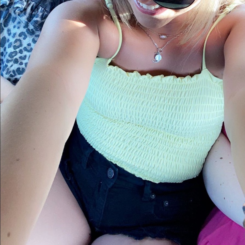 Yellow bodysuit